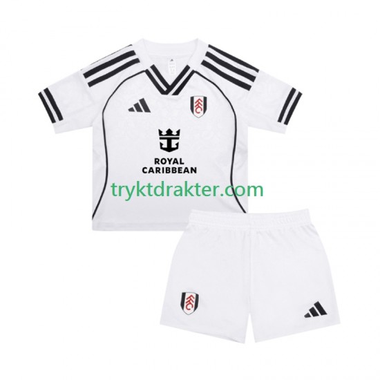 3-13 år Barn Fulham drakt Hjemme 2025-2026 Korte Ermer