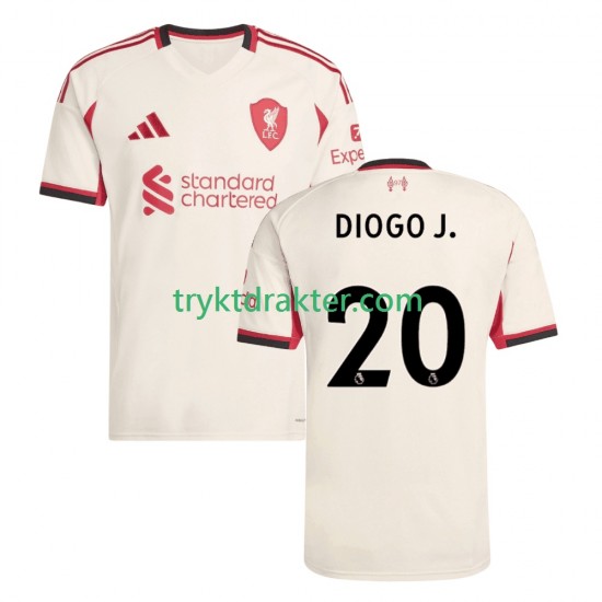 Herre Liverpool drakt Diogo Jota 20 Borte 2025-2026 Korte Ermer