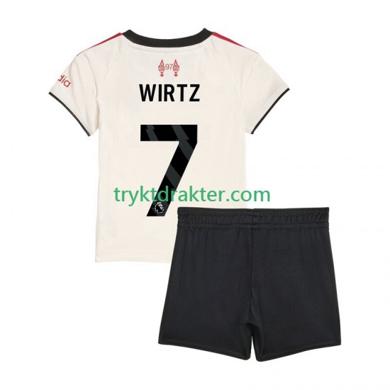 3-13 år Barn Liverpool drakt Florian Wirtz 7 Borte 2025-2026 Korte Ermer