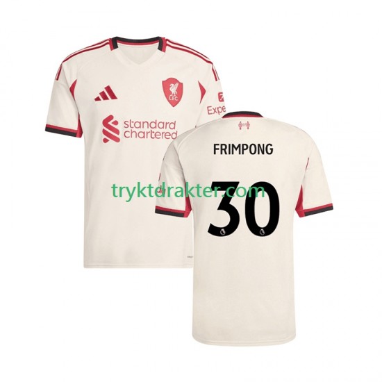Herre Liverpool drakt Jeremie Frimpong 30 Borte 2025-2026 Korte Ermer