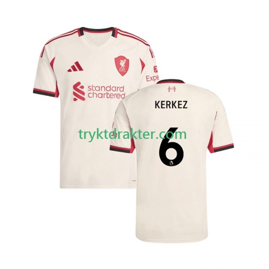 Herre Liverpool drakt Milos Kerkez 6 Borte 2025-2026 Korte Ermer