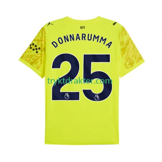 Herre Keeper Manchester City drakt Gianluigi Donnarumma 25 Tredje 2025-2026 Korte Ermer