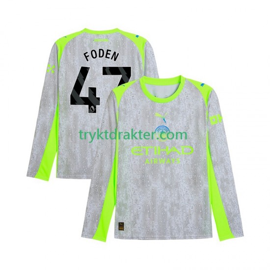 Herre Manchester City drakt Phil Foden 47 Tredje 2025-2026 Langermet