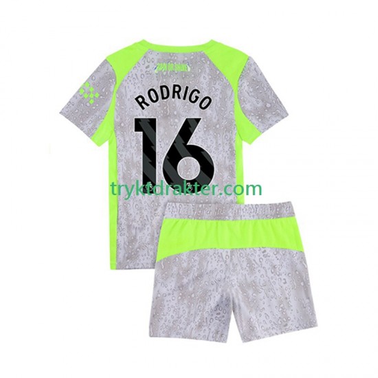 3-13 år Barn Manchester City drakt Rodrigo Hernandez 16 Tredje 2025-2026 Korte Ermer