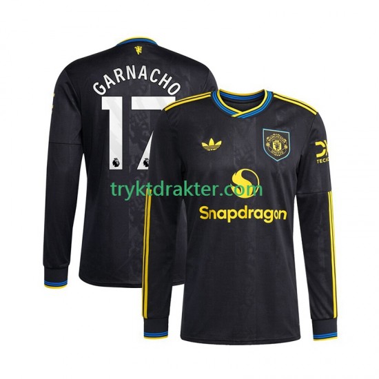 Herre Manchester Utd drakt Alejandro Garnacho 17 Tredje 2025-2026 Langermet