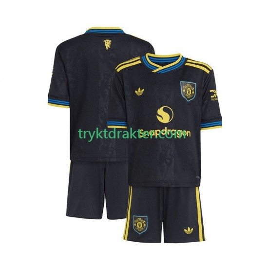 3-13 år Barn Manchester Utd drakt Tredje 2025-2026 Korte Ermer