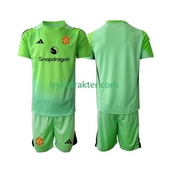 3-13 år Barn Keeper Manchester Utd drakt Fjerde 2025-2026 Korte Ermer