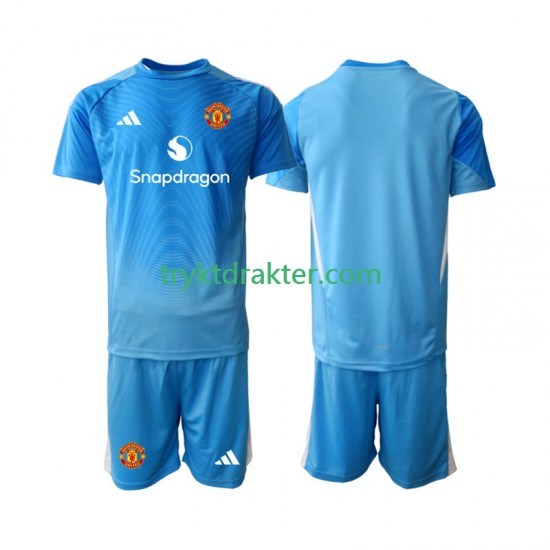3-13 år Barn Keeper Manchester Utd drakt Hjemme 2025-2026 Korte Ermer