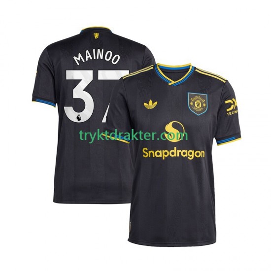 Herre Manchester Utd drakt Kobbie Mainoo 37 Tredje 2025-2026 Korte Ermer