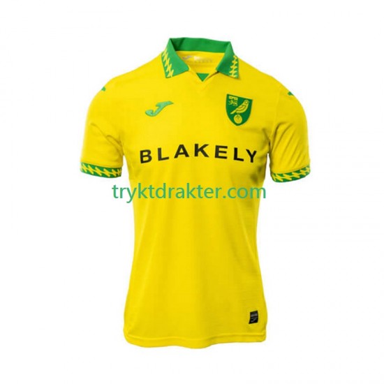 Herre Norwich City drakt Hjemme 2025-2026 Korte Ermer