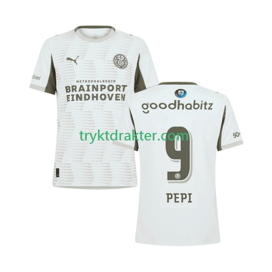 Herre PSV Eindhoven drakt Ricardo Pepi 9 Tredje 2025-2026 Korte Ermer