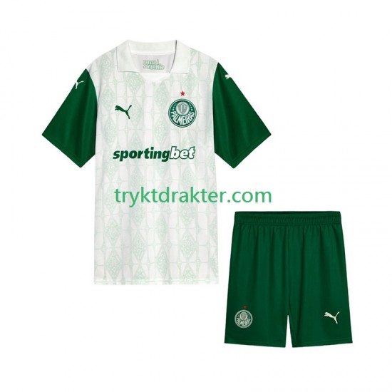 3-13 år Barn Palmeiras drakt Borte 2025-2026 Korte Ermer