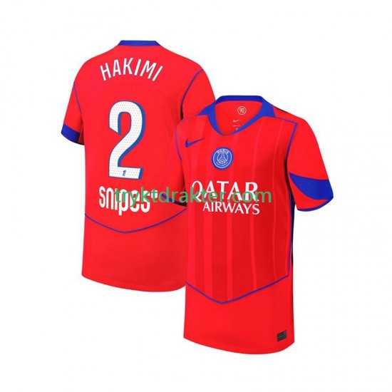 Herre Paris Saint-Germain drakt Achraf Hakimi 2 Tredje 2025-2026 Korte Ermer