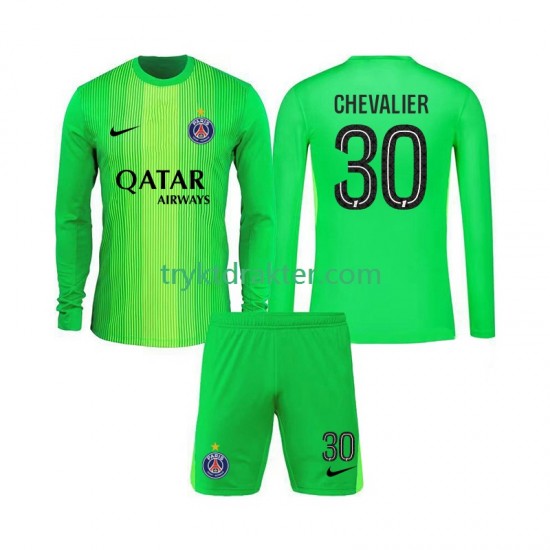 3-13 år Barn Keeper Paris Saint-Germain drakt Lucas Chevalier 30 Borte 2025-2026 Langermet