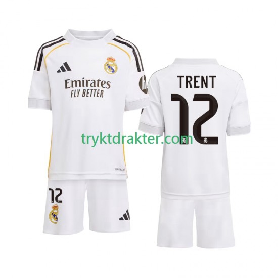 3-13 år Barn Real Madrid drakt Trent Alexander-Arnold 12 Hjemme 2025-2026 Korte Ermer