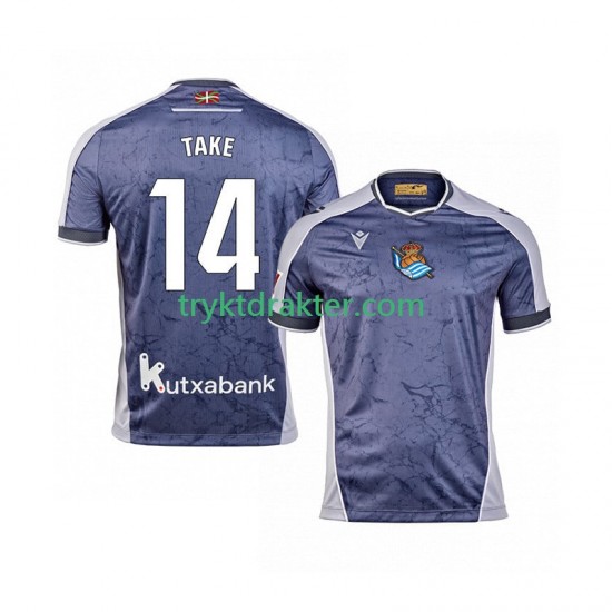 Herre Real Sociedad USA drakt Takef Kubo 14 Borte 2025-2026 Korte Ermer