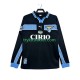 Herre SS Lazio drakt 1998 Retro Borte 1999 Langermet