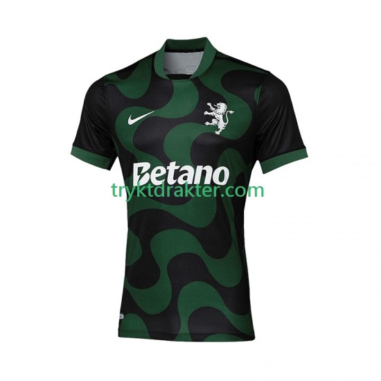 Herre Sporting CP drakt Borte Fjerde 2025-2026 Korte Ermer
