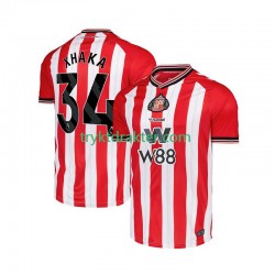 Herre drakt Sunderland Granit Xhaka 34 Hjemme 2025-2026 Korte Ermer