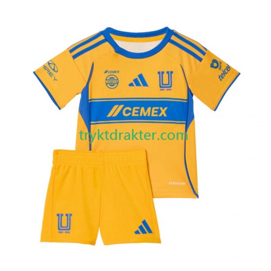 3-13 år Barn Tigres UANL drakt Hjemme 2025-2026 Korte Ermer