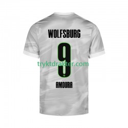 Herre VfL Wolfsburg drakt Mohamed Amoura 9 Borte 2025-2026 Korte Ermer Herre VfL Wolfsburg drakt Mohamed Amoura 9 Borte 2025-2026 Korte Ermer