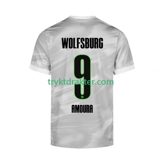 Herre VfL Wolfsburg drakt Mohamed Amoura 9 Borte 2025-2026 Korte Ermer