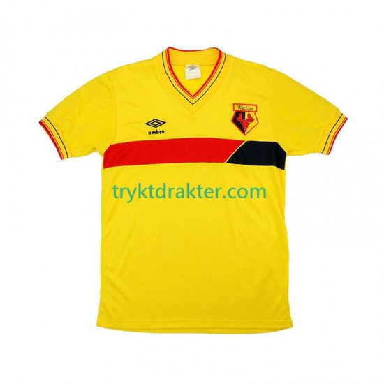 Herre Watford drakt 1985 Retro Hjemme Korte Ermer