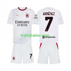 3-13 år Barn AC Milan drakt Gimenez 7 Borte 2026-2027 Korte Ermer