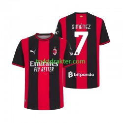 Herre AC Milan drakt Gimenez 7 Hjemme 2026-2027 Korte Ermer