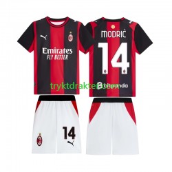 3-13 år Barn AC Milan drakt Modrić Luka 14 Hjemme 2026-2027 Korte Ermer