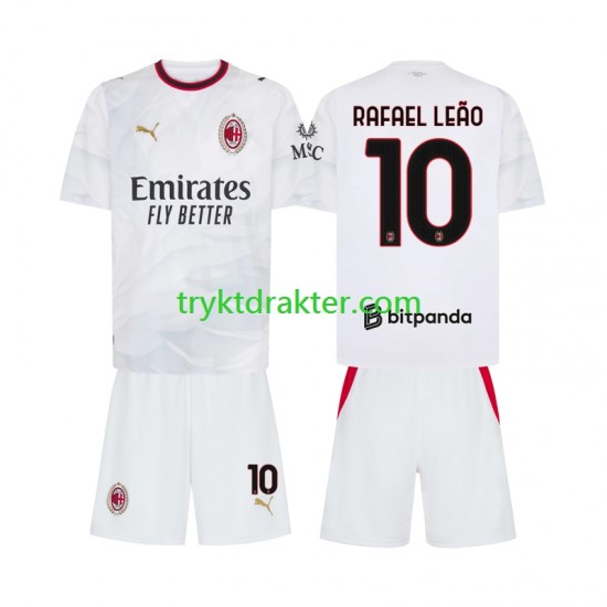 3-13 år Barn AC Milan drakt Rafael Leao 10 Borte 2026-2027 Korte Ermer