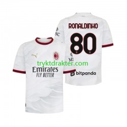 Herre AC Milan drakt Ronaldinho 80 Borte 2026-2027 Korte Ermer
