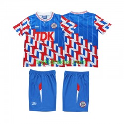3-13 år Barn AFC Ajax drakt 1989 Retro Borte 1990 Langermet