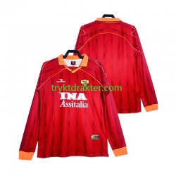 Herre AS Roma drakt 2000 Retro Hjemme 1999 Langermet