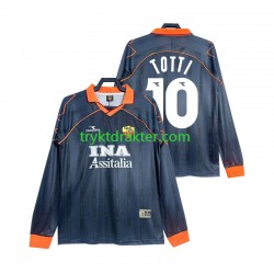 Herre AS Roma drakt Totti 10 2000 Retro Tredje 1999 Langermet