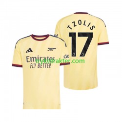 Herre Arsenal drakt Christos Tzolis 17 Tredje 2026-2027 Korte Ermer