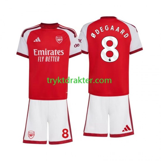 3-13 år Barn Arsenal drakt Martin Odegaard 8 Hjemme 2026-2027 Korte Ermer