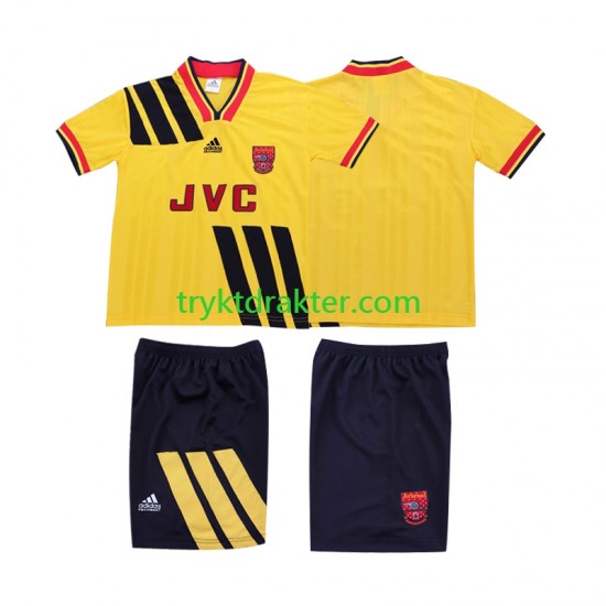 3-13 år Barn Arsenal drakt 1993 Retro Borte 1994 Korte Ermer
