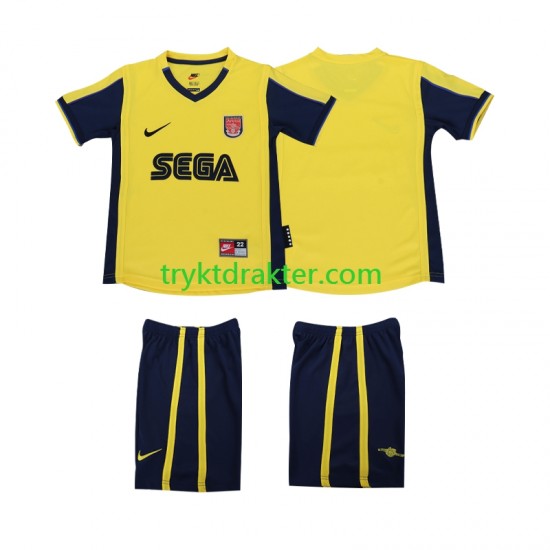 3-13 år Barn Arsenal drakt 2000 2001 Retro Borte Korte Ermer