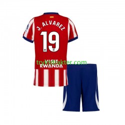 3-13 år Barn Atlético Madrid drakt Julian Alvarez 19 Hjemme 2026-2027 Korte Ermer