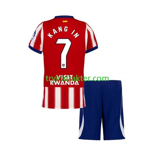 3-13 år Barn Atlético Madrid drakt Lee Kang-in 7 Hjemme 2026-2027 Korte Ermer