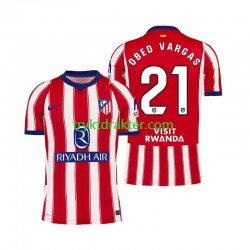 Herre Atlético Madrid drakt Obed Vargas 21 Hjemme 2026-2027 Korte Ermer
