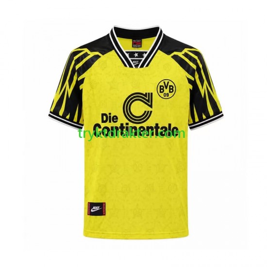 Herre Borussia Dortmund drakt Retro Hjemme 1994 Korte Ermer