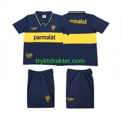 3-13 år Barn CA Boca Juniors drakt 1993 1995 Retro Hjemme Korte Ermer