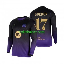 Herre FC Barcelona drakt Anthony Gordon 17 Borte 2026-2027 Langermet