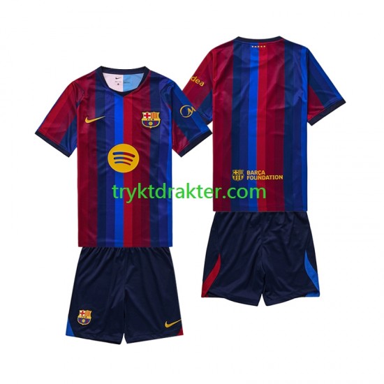 3-13 år Barn FC Barcelona drakt Hjemme 2026-2027 Korte Ermer