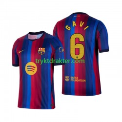 Herre FC Barcelona drakt Gavi 6 Hjemme 2026-2027 Korte Ermer