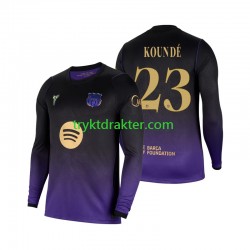 Herre FC Barcelona drakt Jules Kounde 23 Borte 2026-2027 Langermet