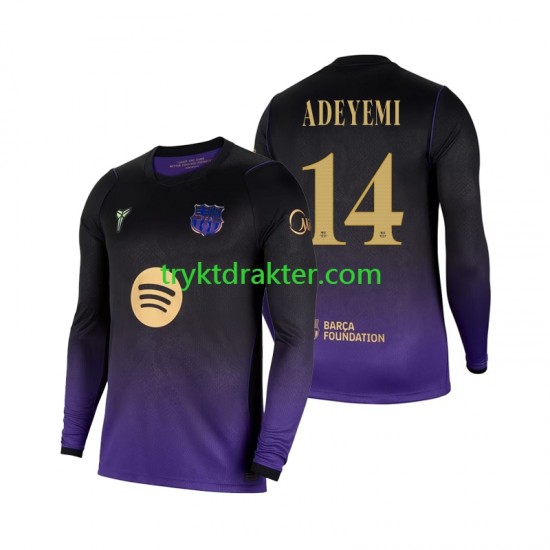 Herre FC Barcelona drakt Karim Adeyemi 14 Borte 2026-2027 Langermet