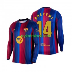 Herre FC Barcelona drakt Karim Adeyemi 14 Hjemme 2026-2027 Langermet